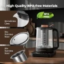 Thumbnail Electric Kettle with Temperature Control, 1.8L, Glass, Removable Infuser — Electric Kettle, Narcissus