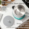 Thumbnail Electric Kettle with Temperature Control, 5 Preset Temps & 2H Keep Warm, 1200W Cool-Touch BPA-Free Electric Tea Kettle,... — Electric Kettle, Fashome