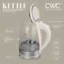 Thumbnail Electric Tea Kettle, 1.8L Cordless Hot Water Boiler, 1200W Rapid Boil, Auto Shutoff & Boil Dry Protection, Sleek... — Electric Kettle, COOK WITH COLOR