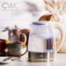 Thumbnail Electric Tea Kettle, 1.8L Cordless Hot Water Boiler, 1200W Rapid Boil, Auto Shutoff & Boil Dry Protection, Sleek... — Electric Kettle, COOK WITH COLOR