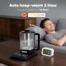 Thumbnail Electric Tea Kettle with Infuser Temperature Control and Automatic Shut Off 24 H Keep Warm — Electric Kettle, Aesthetern
