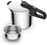 Thumbnail Secure Stainless Steel Pressure Cooker, 6.3 Quart — Multicooker, T-Fal