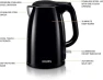 Thumbnail 1.5L Electric Kettle, Cool Touch Stainless Steel Interior — Electric Kettle, KRUPS
