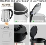 Thumbnail Electric Kettle 1800W Cool Touch Anti-scalding Design 1.8L Large Capacity BPA-Free White — Electric Kettle, AZEUS