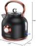 Thumbnail Retro Electric Kettle with Temperature Gauge — Electric Kettle, NESSGRAIM