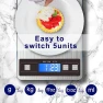 Thumbnail 22lb Food Scale, Digital Kitchen Scale with Type-C & Battery Dual Charging — Kitchen Gadgets, HITO