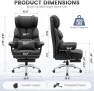 Thumbnail Big and Tall Leather Gaming Chair with Footrest — Smart Chairs, BestGlory