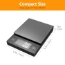 Thumbnail Digital Kitchen Scale with Detachable Display Wireless Food Scale — Kitchen Gadgets, ABOVINOL