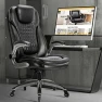 Thumbnail Ergonomic Computer Desk Chair, High Back Leather Chair with Padded Flip-up Arms, Swivel Home Office Chair Upgraded... — Smart Chairs, COLAMY