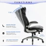 Thumbnail Ergonomic Computer Desk Chair, High Back Leather Chair with Padded Flip-up Arms, Swivel Home Office Chair Upgraded... — Smart Chairs, COLAMY