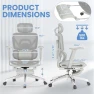 Thumbnail Ergonomic Office Chair with Footrest — Smart Chairs, MOJAY