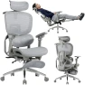 Thumbnail Ergonomic Office Chair with Massage and Heat, Reclining Mesh Chair with Footrest and 6D Armrest, Adjustable Headrest and... — Smart Chairs, JUMMICO