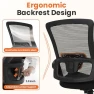 Thumbnail Office Desk Gaming Chair Computer High Back Mesh Seat with Rolling Wheels Ergonomic Adjustable Comfy Flip-up Armrests... — Smart Chairs, NEO CHAIR