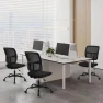 Thumbnail Armless Home Office Chair, Small Ergonomic Mesh Back Desk Chair with Lumbar Support and Wheels — Smart Chairs, CLATINA