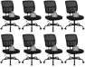 Thumbnail Armless Home Office Chair, Small Ergonomic Mesh Back Desk Chair with Lumbar Support and Wheels — Smart Chairs, CLATINA