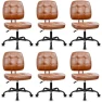 Thumbnail Armless Home Office Chair, Small Ergonomic Mesh Back Desk Chair with Lumbar Support and Wheels — Smart Chairs, CLATINA