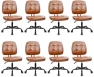 Thumbnail Armless Home Office Chair, Small Ergonomic Mesh Back Desk Chair with Lumbar Support and Wheels — Smart Chairs, CLATINA