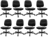 Thumbnail Armless Home Office Chair, Small Ergonomic Mesh Back Desk Chair with Lumbar Support and Wheels — Smart Chairs, CLATINA
