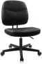 Thumbnail Armless Home Office Chair, Small Ergonomic Mesh Back Desk Chair with Lumbar Support and Wheels — Smart Chairs, CLATINA