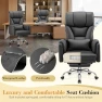 Thumbnail Big and Tall Office Chair, 400LBS Wide Leather Executive Chair, Reversible Armrest for Pets Criss Cross Legged, 135°... — Smart Chairs, FelixKing