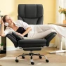 Thumbnail Big and Tall Office Chair, 400LBS Wide Leather Executive Chair, Reversible Armrest for Pets Criss Cross Legged, 135°... — Smart Chairs, FelixKing