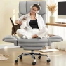 Thumbnail Big and Tall Office Chair, 400LBS Wide Leather Executive Chair, Reversible Armrest for Pets Criss Cross Legged, 135°... — Smart Chairs, FelixKing