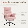 Thumbnail Big and Tall Office Chair, Ergonomic Desk Chair with Thick Cushion, Wide Seat & Armrests Computer Gaming Chair, High... — Smart Chairs, Dowinx