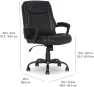Thumbnail Classic Puresoft PU Padded Mid-Back Office Desk Chair with Armrest — Smart Chairs, Amazon Basics