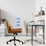 Thumbnail Criss Cross Chair with Wheels Armless Wide Cross Legged Office Chair — Smart Chairs, TUNYI