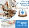 Thumbnail Criss Cross Chair with Wheels Armless Wide Cross Legged Office Chair — Smart Chairs, TUNYI