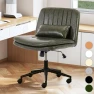 Thumbnail Criss Cross Chair with Wheels Armless Wide Cross Legged Office Chair — Smart Chairs, TUNYI