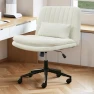 Thumbnail Criss Cross Chair with Wheels Armless Wide Cross Legged Office Chair — Smart Chairs, TUNYI