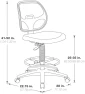 Thumbnail Deluxe Breathable Mesh Back Ergonomic Drafting Chair with Lumbar Support and Adjustable Footring — Smart Chairs, Office Star