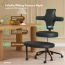 Thumbnail Ergonomic Cross Legged Office Chair Extra Wide for ADHD and Meditation — Smart Chairs, Pinmoco