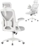 Thumbnail Ergonomic Mesh Office Chair with Adjustable Lumbar Support and Headrest — Smart Chairs, VASAGLE