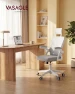 Thumbnail Ergonomic Mesh Office Chair with Adjustable Lumbar Support and Headrest — Smart Chairs, VASAGLE