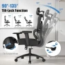 Thumbnail Ergonomic Office Chair with Adjustable Lumbar Support, 3D Arms and Headrest — Smart Chairs, Keratee