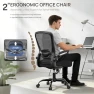 Thumbnail Ergonomic Office Chair with Flip-up Armrests & 135° Recline — Smart Chairs, Mimoglad