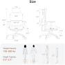 Thumbnail Ergonomic Office Chair with Footrest — Smart Chairs, NEWTRAL