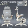 Thumbnail Ergonomic Office Chair with Footrest — Smart Chairs, ELABEST