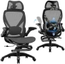Thumbnail Ergonomic Office Chair with Footrest — Smart Chairs, ELABEST