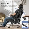 Thumbnail Ergonomic Office Chair with Headrest, Lumbar Support, Flip-Up Armrests, Thick Memory Foam Seat — Smart Chairs, FAMIDOLE
