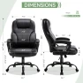 Thumbnail Ergonomic Office Chair with High Back, Comfy Desk Chair, Adjustable Executive Office Chair for Home Office, Big and Tall... — Smart Chairs, Meilocar