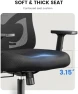 Thumbnail Ergonomic Office Chair with Padded Lumbar Support — Smart Chairs, NOBLEWELL