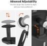Thumbnail Ergonomic Office Chair with Rollerblade Wheels - High Back Breathable Mesh, 4D Lumbar Support, Memory Foam Seat — Smart Chairs, Duramont