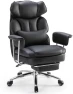 Thumbnail Executive Home Office Desk Chair - Ergonomic Big Tall High Back with Footrest & Lumbar Support, Reclining Height... — Smart Chairs, Sweetcrispy