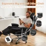 Thumbnail Executive Home Office Desk Chair - Ergonomic Big Tall High Back with Footrest & Lumbar Support, Reclining Height... — Smart Chairs, Sweetcrispy