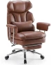 Thumbnail Executive Home Office Desk Chair - Ergonomic Big Tall High Back with Footrest & Lumbar Support, Reclining Height... — Smart Chairs, Sweetcrispy