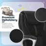 Thumbnail Executive Office Chair with Faux Leather and Mesh, Adjustable Ergonomic Comfy Seat with Lumbar Support — Smart Chairs, Serta