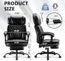Thumbnail Executive Office Chair with Foot Rest for Heavy People — Smart Chairs, WAILOR